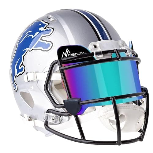MENOLY Football Visor, Youth Football Helmet Viosor, Scratch Resistant, UV Block, Facial Protection Visor for Football Helmet thumbnail 4