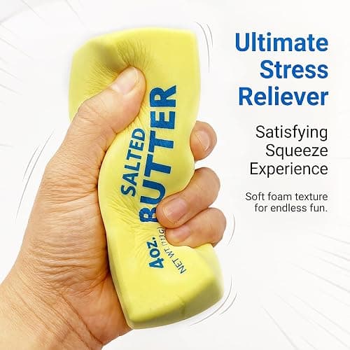 Slow Rising Butter Squishy Fidget Toys,Stress Balls,Dumpling Squishy,Taba Squishy,Fidget Toys for Adults,Teens, and Those with ADHD thumbnail 6