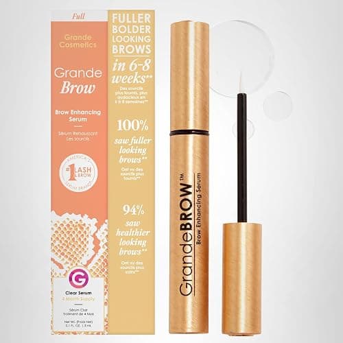 Grande Cosmetics GrandeBROW Brow Enhancing Serum For Fuller, Bolder, Looking Eyebrows - Brow Serum With Vitamins, Peptides, Antioxidants, Amino Acids, Cruelty-Free thumbnail 8