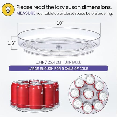 4 Pack Lazy Susan Organizers thumbnail 3