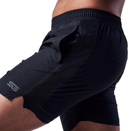 Satire Gym - Sporthose Herren kurz mit Taschen - Sport Shorts Männer als Laufhose Gymshorts (Running, Bodybuilding, Fitness) thumbnail 5