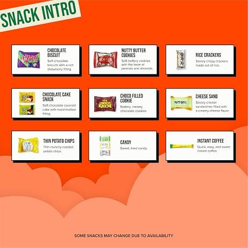 Korean Snack Box 48 Count - Variety of Individually Wrapped Korean Snacks with Chips, Cookies, Ramen and Candy for Kids, Children, College Students, and Adults. Gift Box for K-Food Lovers - Journey of Korea thumbnail 4
