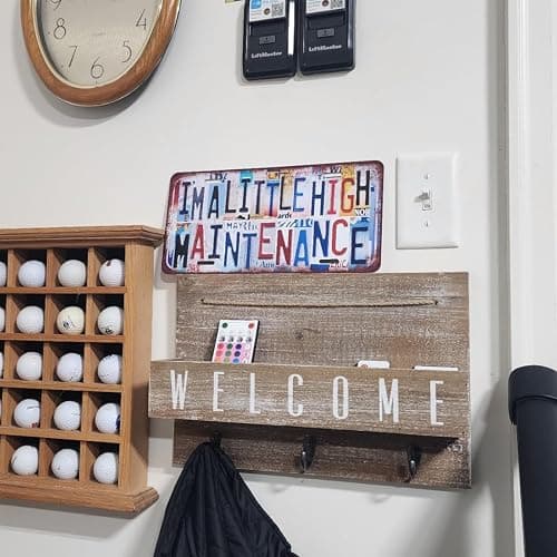 TREEPERI Vintage License plate Stay Trippy Little Hippie Wall Decor Metal Sign Tin Signs for Bar Home Bedroom Garage thumbnail 2