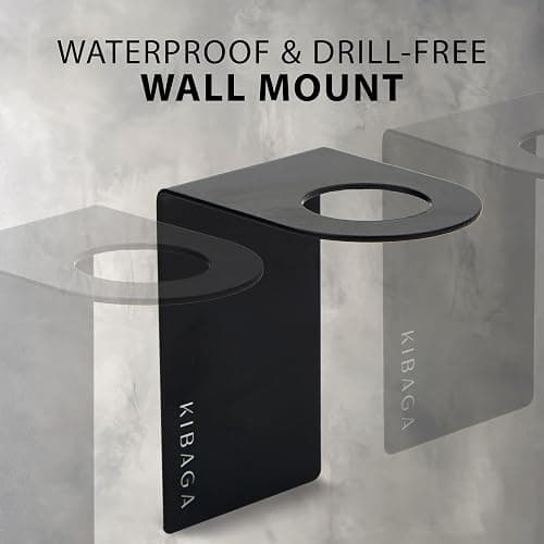 Stylish Shampoo & Conditioner Dispenser Set of 3 - Wall Mount, Drill Free | Modern 21oz Shower Soap Bottles with Labels - Easy Refill Body Wash Dispensers for an Instant Bathroom Decor Upgrade thumbnail 6