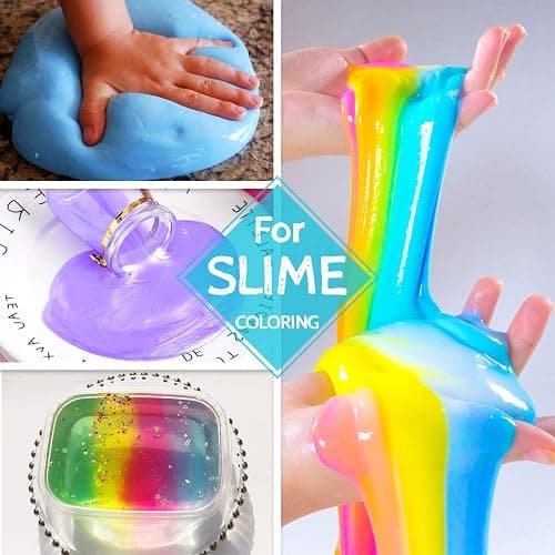 Food Colouring - 12 Colours Variety Liquid Cake Icing Food Colouring Kit for Baking, Fondant, Decorating and Cooking - Vibrant Food Colour Dye for Airbrush, DIY Slime Making and Crafts - 6ml Each thumbnail 4