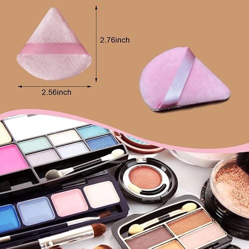 GFOUNS 21 pcs Beauty blender Makeup Sponge Bulk:Blender Sponges 21 Pcs for Liquid, Cream, and Powder, Multi-colored Pink make up sponges for foundation thumbnail 4