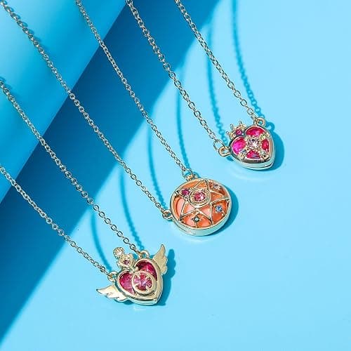 POYAMUSE Anime Guardian Star Pendant Necklace for Women Cosplay Jewelry thumbnail 8