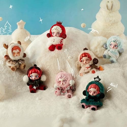POP MART SKULLPANDA Winter Symphony Series Plush Action Figure Collectible Toy Gift 1 Piece - Winter Symphony - 1PC thumbnail 2