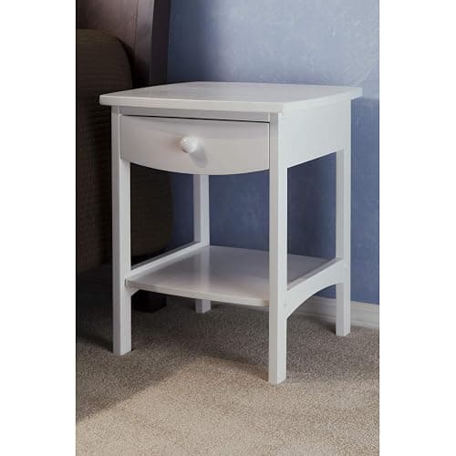 Winsome Wood Claire Accent Table, White thumbnail 2