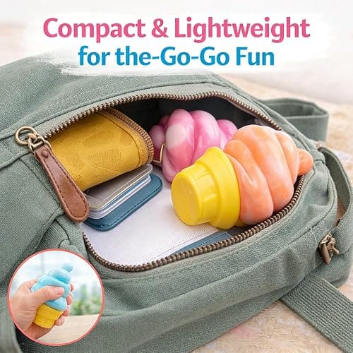 Ice Cream Squeeze Squishy, Ice Cream Cone Squishy, Slow Rise Sensory Fidget Toy,Easter Basket Stuffers Party Favors Summer Sensory Stress Relief (Pink) thumbnail 4