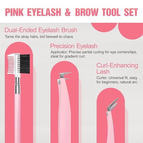 Eyebrow Kit, 17 in 1 Tweezers for Women Facial Hair, Hair Scissors with Comb, Eyebrow Trimmer, Brow Brushes, Hair Tools Travel Bag, Professional Grooming Tweezer Set thumbnail 5