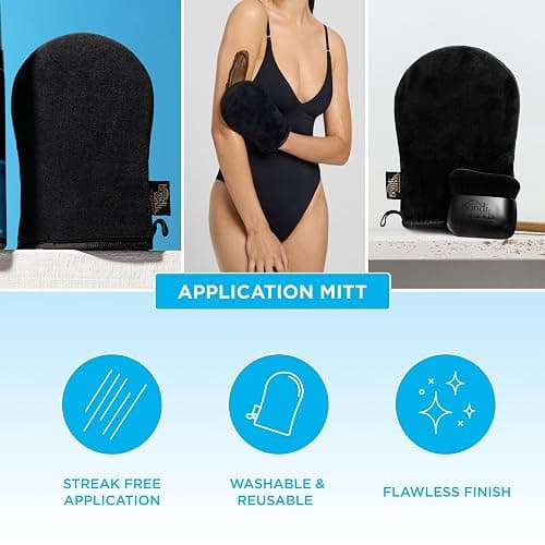 Bondi Sands Self-Tanning Mitt | Reusable Applicator Glove Evenly Applies Self-Tanner for a Natural, Bronzed, Streak-Free Appearance | Includes 1 Mitt thumbnail 2