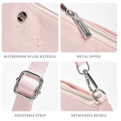 Shoulder Bag for Women Handbags with Adjustable Strap Underarm Purse Mini Clutch Purses Trendy Crescent Bags 1L thumbnail 5