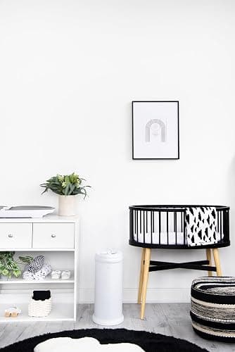 Ubbi Steel Diaper Pail, Odor Locking, No Special Bag Required, Award-Winning, Registry Must-Have, White thumbnail 12