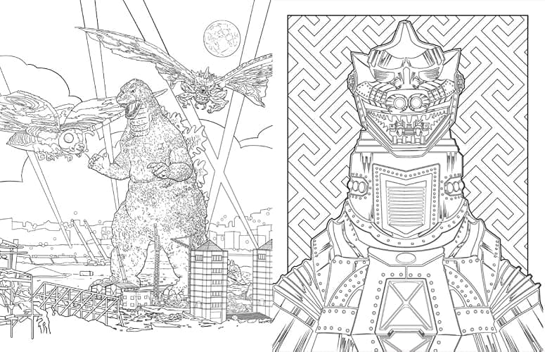 Godzilla: The Official Coloring Book thumbnail 3