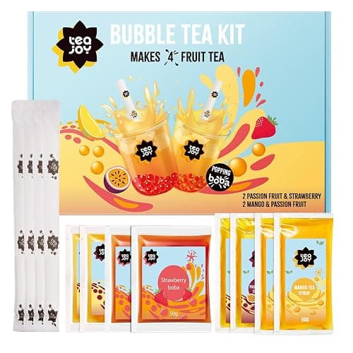 Boba Tea Kit Mango And Passion Fruit (*4) - Image 1