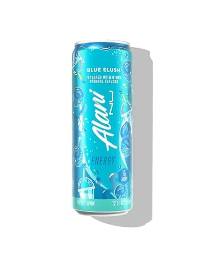 Alani Cotton Candy & Blue Slush Energy Drinks Variety (18 Cans), Sugar Free, Low Calorie Energy Drinks - Pre Workout Performance, Zero Sugar, 12 Fl Oz Cans thumbnail 3