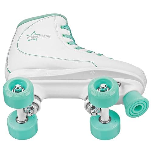 Roller Derby Roller Star 600 Women's Roller Skates - White/Mint - Size 08 thumbnail 3