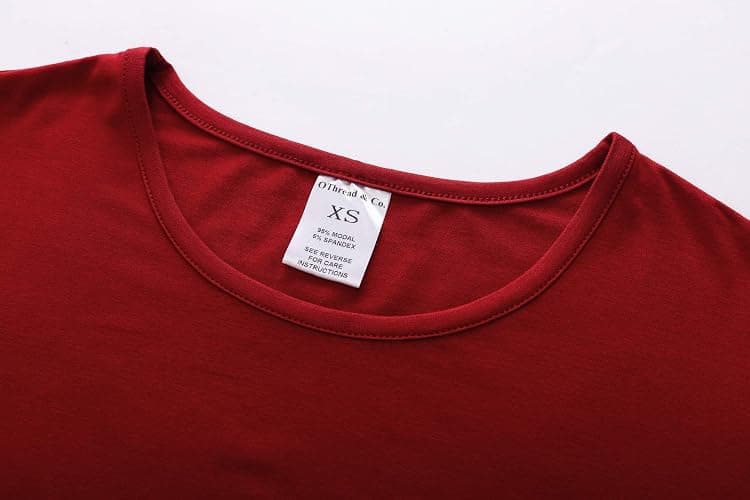 OThread & Co. Women's Long Sleeve T-Shirt Comfy Underscrub Tee Basic Stretch Layer thumbnail 5