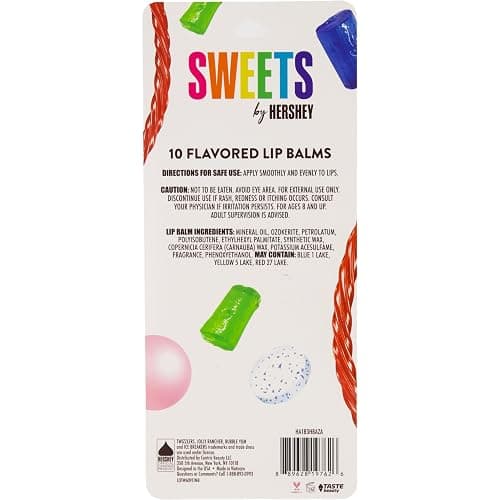 Sweets by Hershey 10 Flavored Lip Balms | Twizzlers, Jolly Rancher, Bubble Yum, Ice Breakers | Cruelty Free thumbnail 4