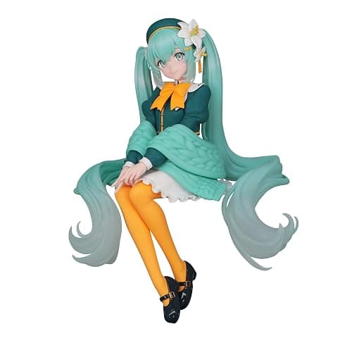 Furyu Hatsune Miku PVC Noodle Stop Flower Fairy Lily Statue 14cm, Black - Image 1