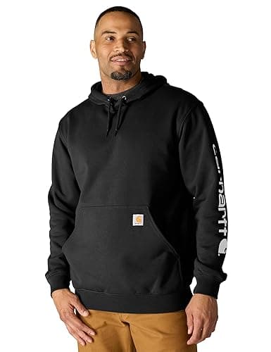 Carhartt Men's Loose Fit Midweight Logo Sleeve Graphic Sweatshirt - Image 1