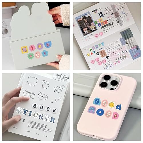 ZHIJIANHZ 2600Pcs Magazine Letter Stickers Book for Scrapbook Album, Vintage Ransom Alphabet Stickers for Journaling, Scrapbook Supplies and Book Decor with 40 Sheets Pre-Cut Viny thumbnail 5