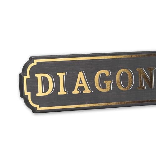 Harry Potter Diagon Alley Horizontal Wood Wall Decor - Fun Harry Potter Sign for Bedroom or Movie Room thumbnail 4