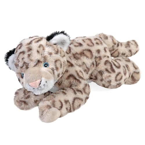 Wild Republic EcoKins Snow Leopard Stuffed Animal 12 inch, Eco Friendly Gifts for Kids, Plush Toy, Handcrafted Using 16 Recycled Plastic Water Bottles - Image 1