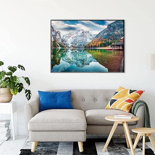 Rocorose 1000 Piece Jigsaw Puzzle Autumn of Italian Alps Naturpark Floor Puzzle for Kids Adult thumbnail 7