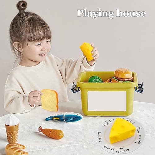 funnysquee 1 Pc Cheese Squishies Stress Relief Soft Novelty Toy Simulation Cheeses Food Squeeze Toy Birthday Gift (Cheese) thumbnail 3