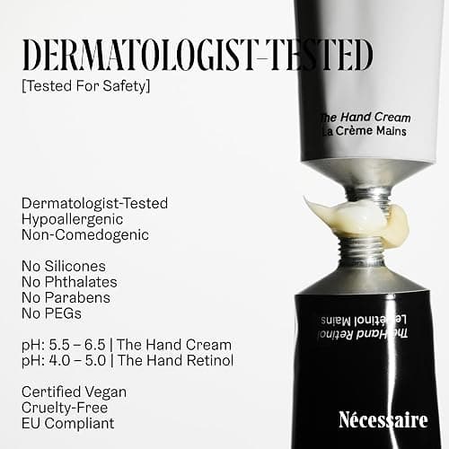 Nécessaire The Hand Duo – The Hand Cream + The Hand Retinol Treatment Holiday Gift Set for Dry Hands – Daily Moisture + Nighttime Repair with Ceramides, Peptides & Retinol – 2 x 2.5 oz thumbnail 7