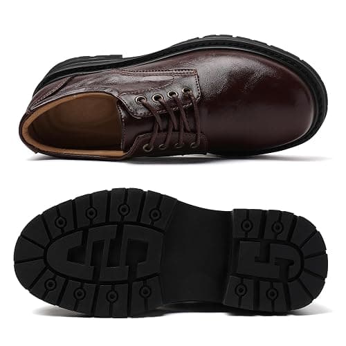 TKKAE Oxford Shoes for Women Women's Oxford Shoes Platform Oxfords for Women Women's Classic Lace Up Loafers Comfortable Dress Business Casual Work Office Oxfords Shoe for Ladies thumbnail 4
