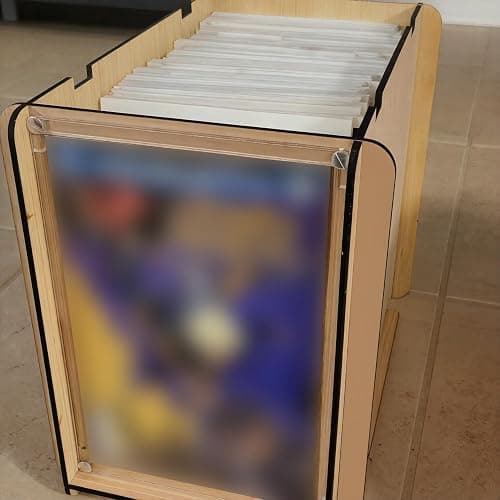 Wooden Comic Book Storage Box, Removable Comic Storage for Displaying Photos, Comics, Box for Storing Comic Books, Unique Gift for Comic Book Lovers thumbnail 3