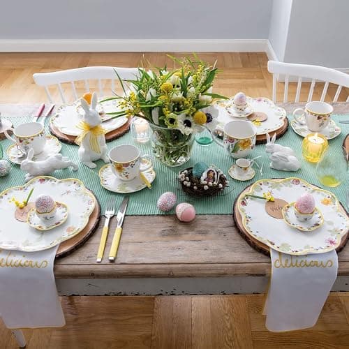 Villeroy & Boch – Spring Awakening Coquetier Avec Sous-Tasse, Décorations De Pâques, Pâques Décoration, Déco De Pâques, Porcelaine, Jaune thumbnail 2