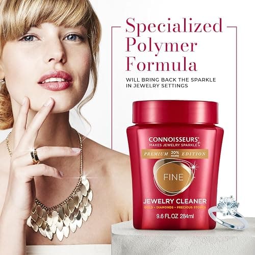 CONNOISSEURS Premium Edition Jewelry Cleaner, Value Size 9.6oz - Pick from Fine, Silver or Delicate Jewelry Cleaner thumbnail 5
