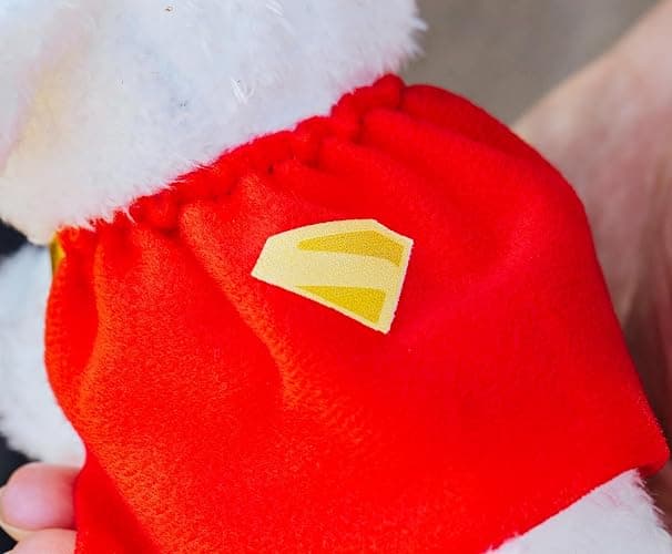 SalesOne Superman Krypto The Superdog Plush Keychain, Keyring Holder | Officially licensed, caped Krypto design, about 2 inches, metal lobster clasp secures to keys, backpacks or messenger bags thumbnail 4