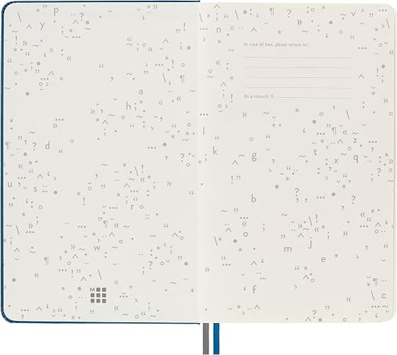 Moleskine Passion Journal, Books, Hard Cover, Large (5" x 8.25") Steel Blue, 400 Pages | Large 5" x 8.25" 400-page reading journal with guided book reviews, quotes, ratings, reading logs, and wish lists. thumbnail 4