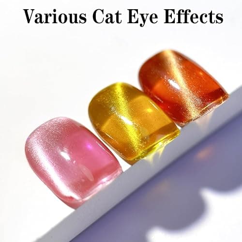 yellow cateye nail polish thumbnail 7