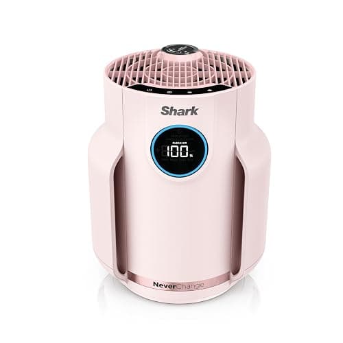Shark NeverChange Compact Pro Air Purifier, HP072PK, Quartz | For Bedroom, Nursery, Home Office, Dorm, HEPA-Exceeding Filter, Captures Pollutants, Pet Dander, Dust, Odor, Smoke, and More - Image 1