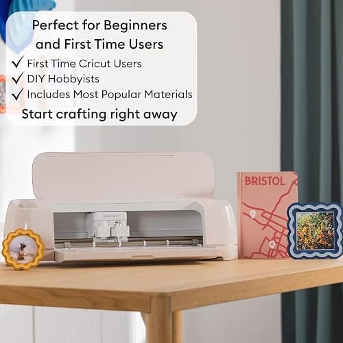 Cricut Maker 4 Starter Kit for Beginners - Smart Cutting Machine with Vinyl & Iron-On (HTV), Tools & Materials for Stickers, Shirts & DIY Crafts thumbnail 5