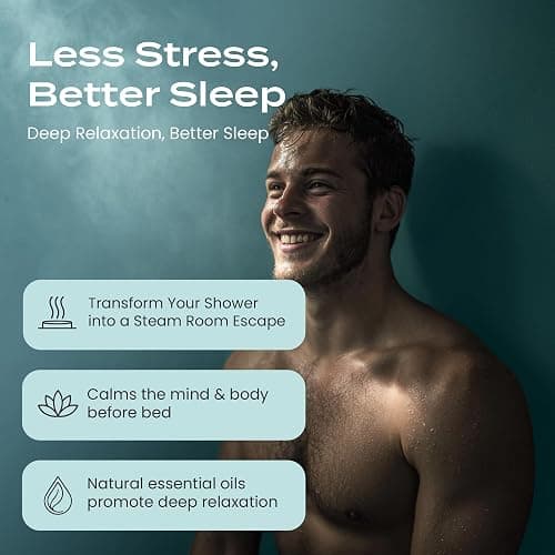 Body Restore Shower Steamers Aromatherapy 15 Pack - Christmas Stocking Stuffers for Men, Birthday Gifts for Women, White Elephant, Relaxation, Self Care - Eucalyptus thumbnail 7