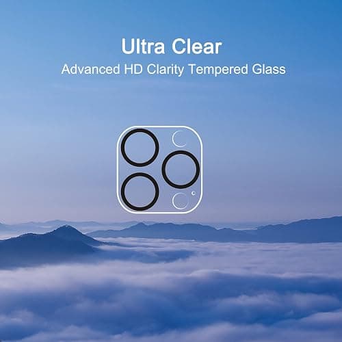 Ailun 3 Pack Camera Lens Protector for iPhone 16 Pro / 14 Pro & iPhone 16 Pro Max / 14 Pro Max,Tempered Glass,9H Hardness,Anti-Scratch,Case Friendly[Does not Affect Night Shots] thumbnail 4