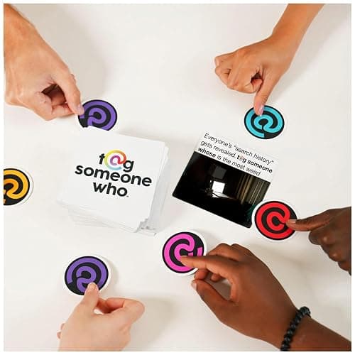 Spin Master Games, Tag Someone Who, The Viral Hit Adult Card Game, Bachelorette Party Activity, Meme Party Game, 3-8 Players, for Ages 18 & Up thumbnail 4