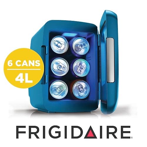 Frigidaire EFMIS179 Gaming Light Up Mini Beverage Refrigerator, Blue thumbnail 4