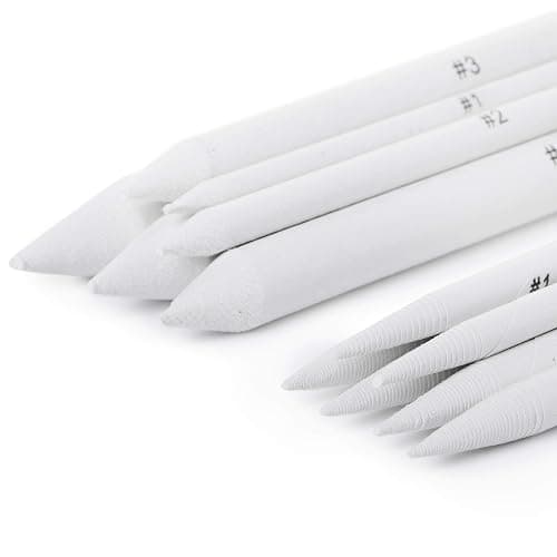 Mr. Pen - 14 Pack of Blending Stumps, Art Eraser, Blending Sticks for Drawing, Shading Pencils for Sketching | Tortillions Paper Art Blenders with Sandpaper Sharpeners & Kneaded Eraser for Beginner Art, Paper Stumps for Shading thumbnail 8