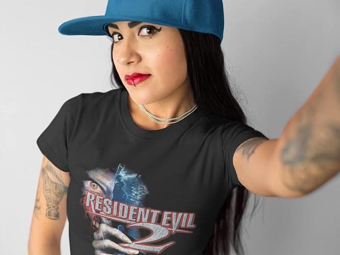 Resident Evil 2 Horror Science Fiction Film Video Game Eye Hand Adult T-Shirt thumbnail 4