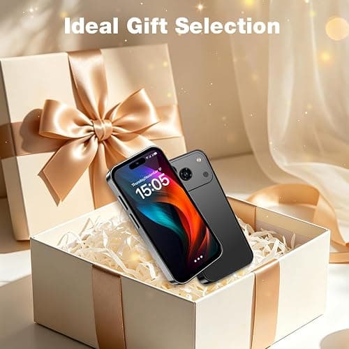 Pdfbenli Mini Phone for Kids, 3GB+32GB, 3.7 HD Touchscreen, Mini Smartphone with Call/Video/WiFi, GPS, Face ID, Dual SIM, Android 10.0, Unlocked Mini Cell Phone for Backup Birthday Gifts (Black) thumbnail 9