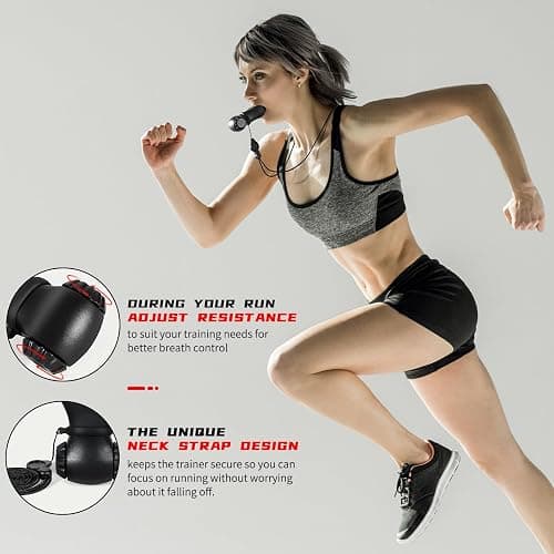 Spectent Breathing Trainer for Portable Lung Trainer, Breathing Resistance Trainer for Daily Fitness Training, Breathing Trainer for Lungs Different Fitness Needs & Easy to Clean. thumbnail 6