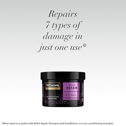 TRESemme Biotin Repair Instant Recovery Mask visibly repairs 7 types of damage in 1 use* for dry, damaged hair 440 ml thumbnail 4